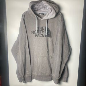 Vintage XXL Men’s North Face Gray Hoodie